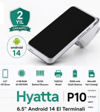 HYATTA P10  6.5" ANDROID 13- 4 GB RAM / 64 GB DİSK YAZICI VE OKUYUCULU 